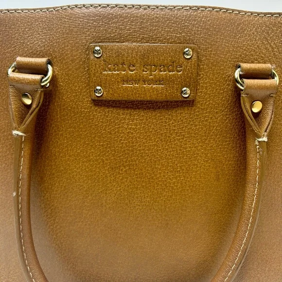 Kate Spade Brown Satchel with Gold Hardware - Picture 3 of 8